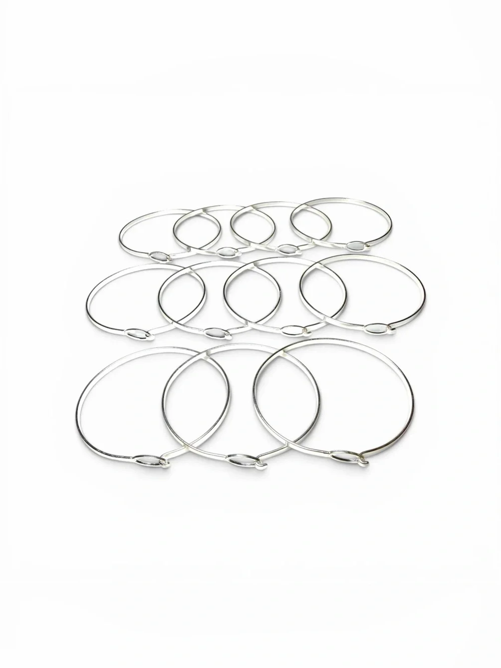 Bangle Charm Bracelets Silver Tone – Lot of 11 – NWOT